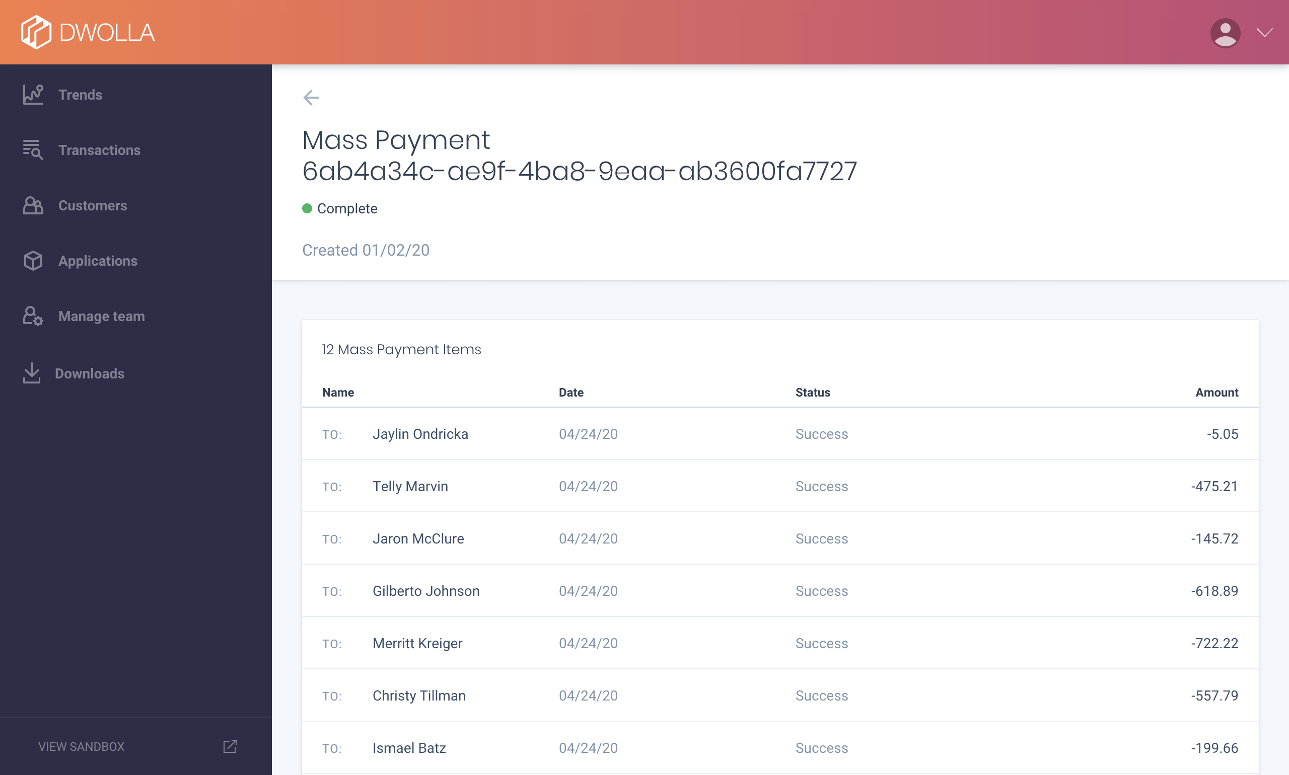 Enhancing Mass Payments - Programmable API - Dwolla