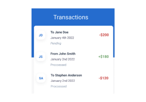 Transaction History Screenshot: App Approval